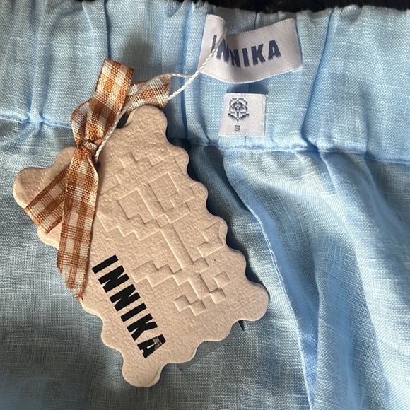 LINEN CUTWORK BUTTON DOWN SKIRT - Picture 5 of 6